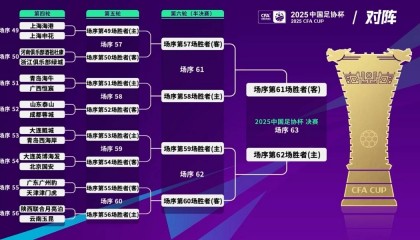 又見上海德比！足協(xié)杯16強抽簽：海港對陣申花 泰山戰(zhàn)蓉城