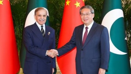 李強(qiáng)會(huì)見巴基斯坦總理夏巴茲