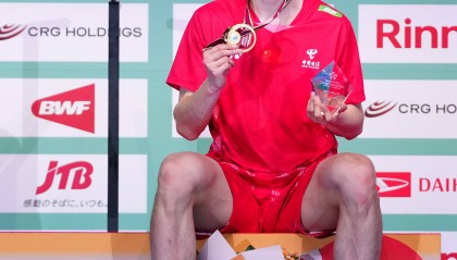 （體育）羽毛球——日本公開賽：石宇奇奪得男單冠軍