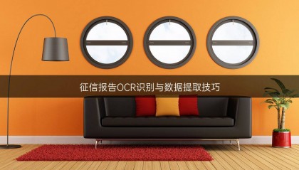 征信報(bào)告OCR識(shí)別與數(shù)據(jù)提取技巧
