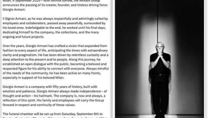 傳奇設(shè)計(jì)師喬治·阿瑪尼去世：無(wú)結(jié)構(gòu)的外套，有結(jié)構(gòu)的傳承