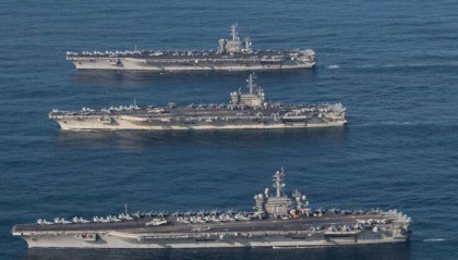凌晨5點！美軍航母抵近中國家門口，解放軍一大早釋放硬核信號