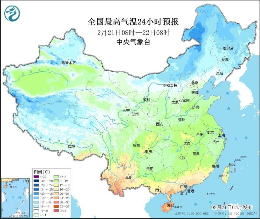 中央氣象臺：南方地區(qū)仍多陰雨天氣，26日前中東部氣溫偏低注意保暖