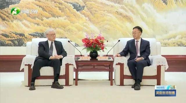 河南省委書記，會見中國國民黨副主席夏立言