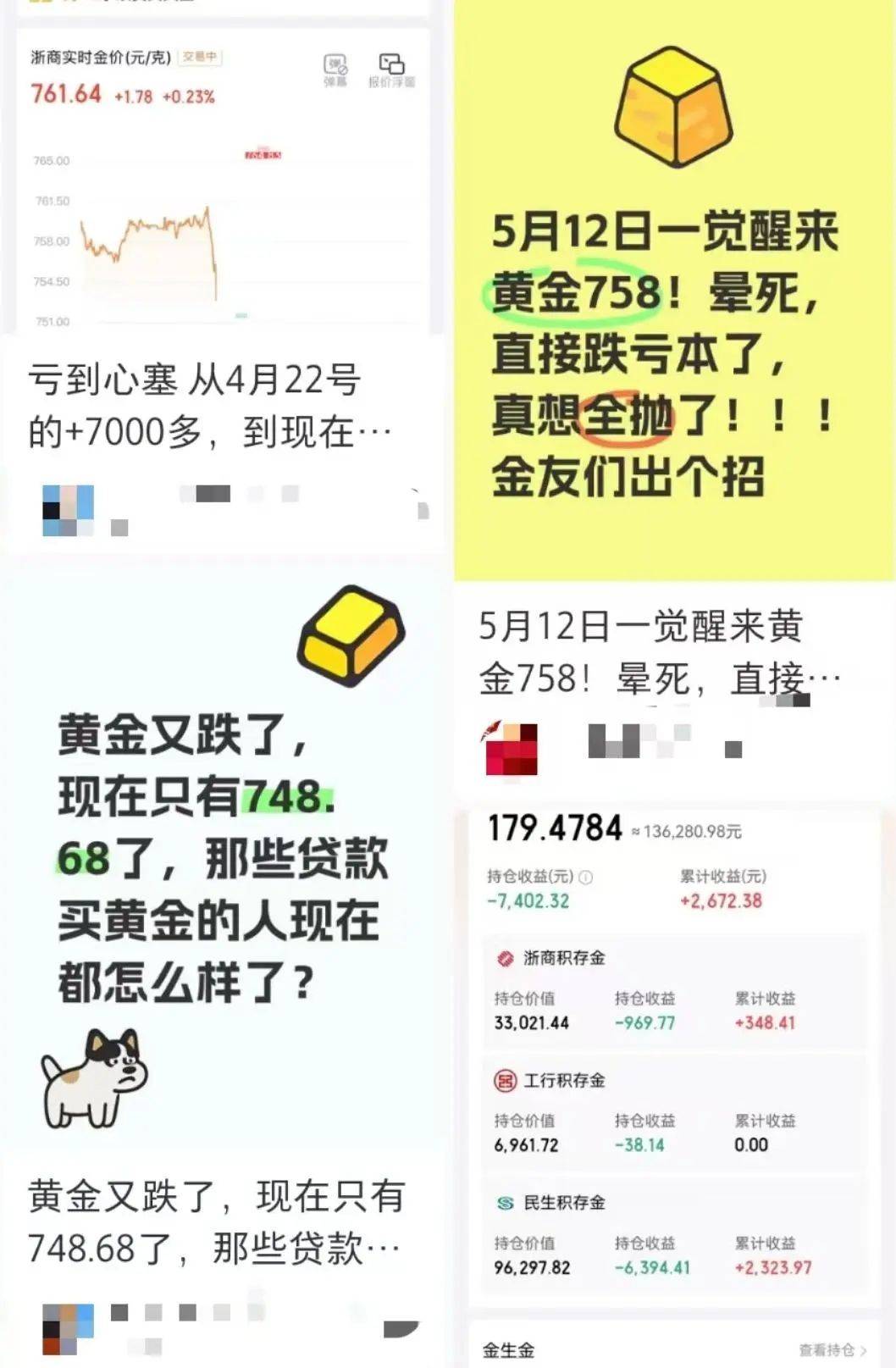 太突然！金價連續(xù)大跌，“買個手鐲，半個月縮水2000多元。”