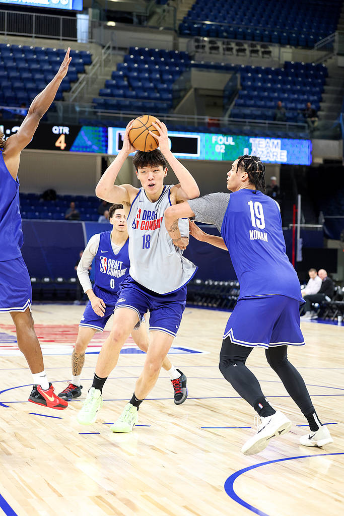 NBA聯(lián)合試訓(xùn)楊瀚森表現(xiàn)不錯(cuò) 選秀專家：他壓制多位NCAA高水平中鋒