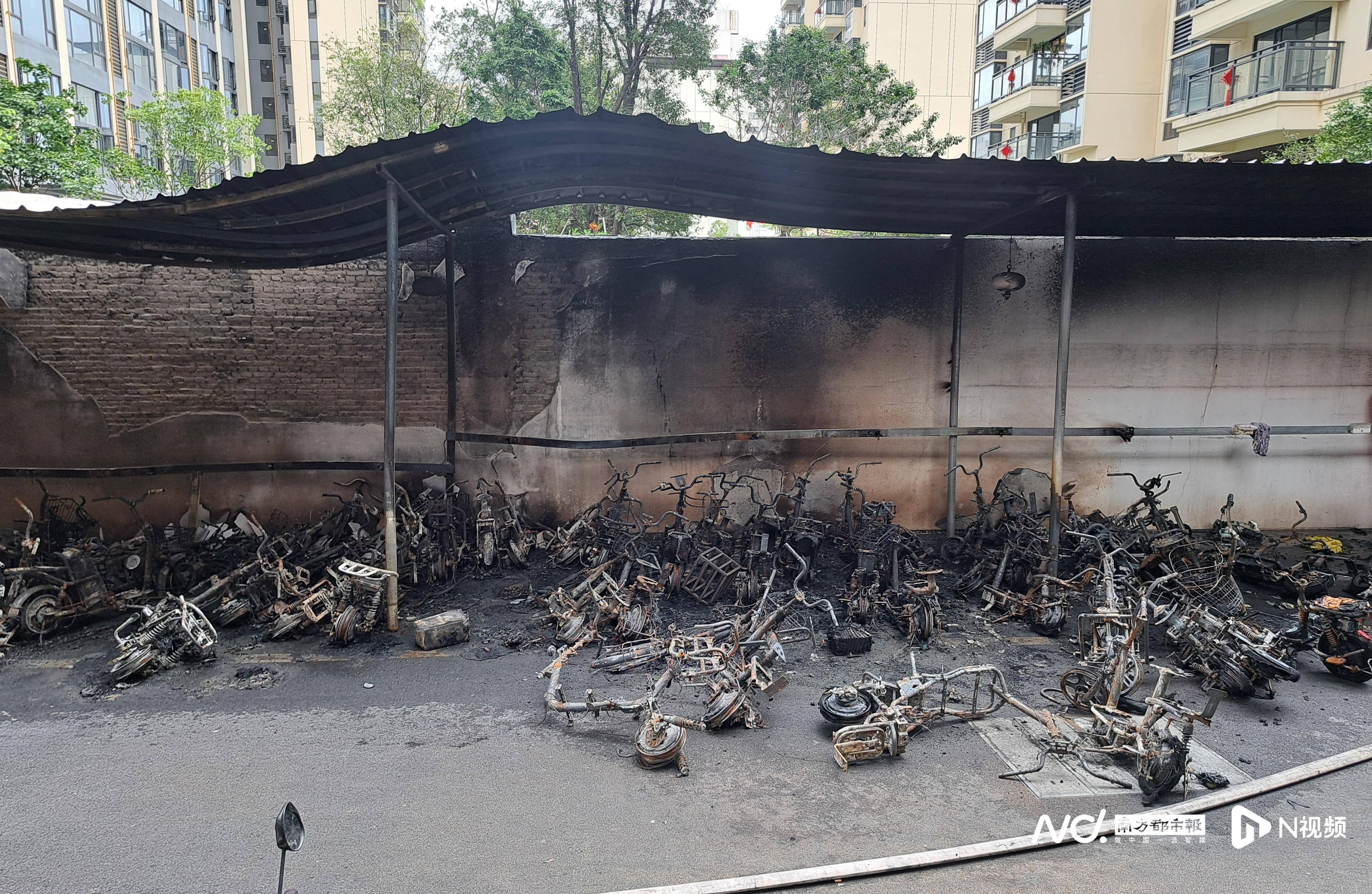 東莞一小區(qū)逾百輛電動(dòng)自行車燒毀！住戶睡夢中被叫醒撤離逃生