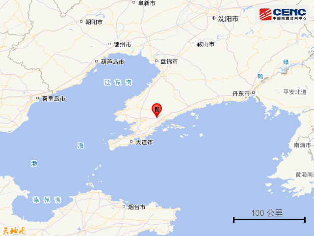 剛剛，遼寧大連發(fā)生地震