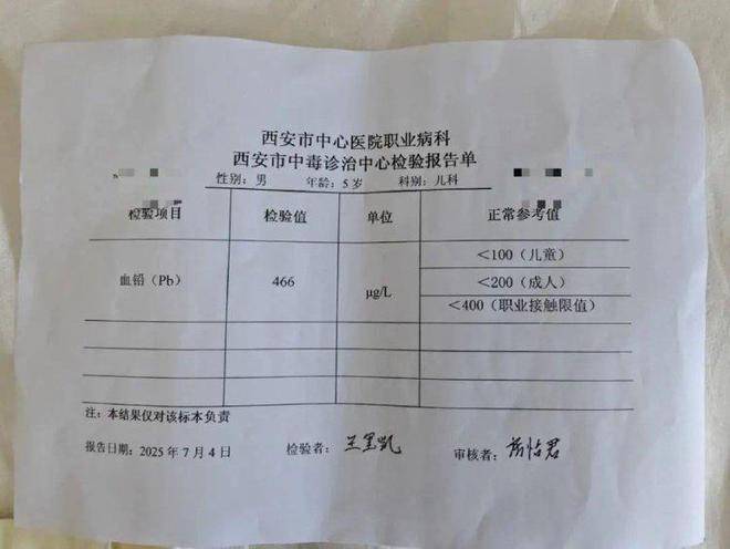 專家稱鉛中毒幼兒智商很難恢復(fù) 有家長(zhǎng)傷心過(guò)度被搶救
