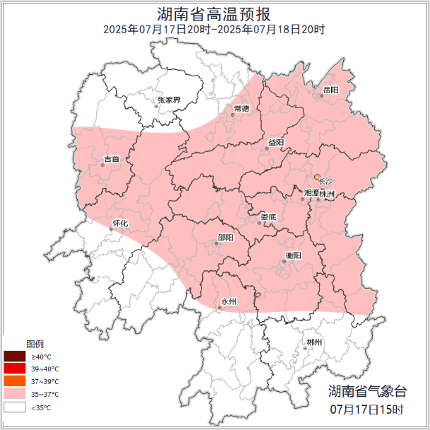 湖南天氣：最低氣溫25℃！中雨大雨+雷暴大風(fēng)！