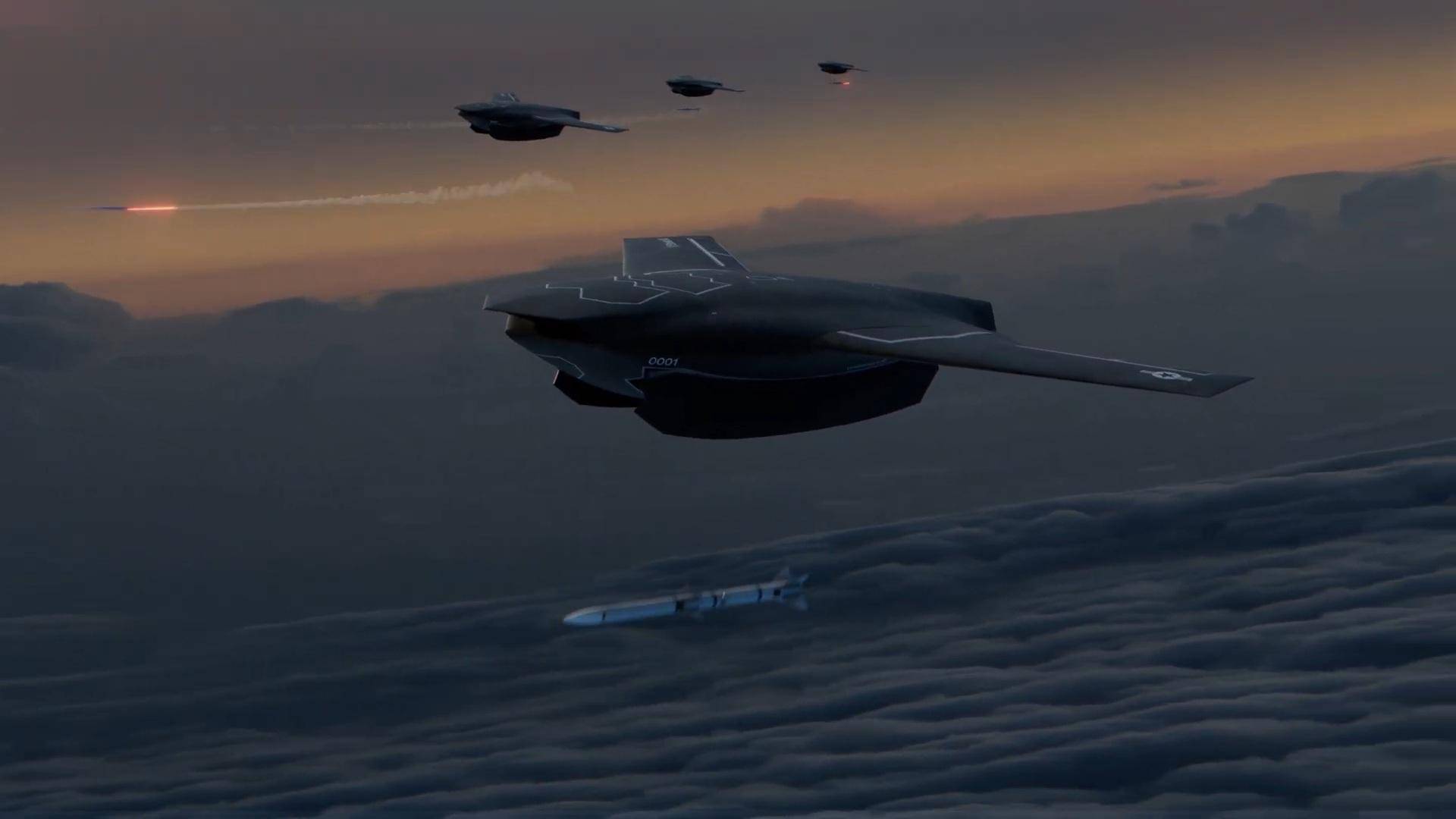 無空速管，疑似第二架殲-50：美國(guó)精神勝利法，新六代機(jī)東亞決戰(zhàn)